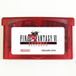 Final Fantasy 6 VI Restored Color and Sound Restoration GBA cartridge for Game Boy Advance