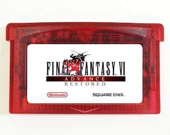 Final Fantasy 6 VI Restored Color and Sound Restoration GBA cartridge for Game Boy Advance