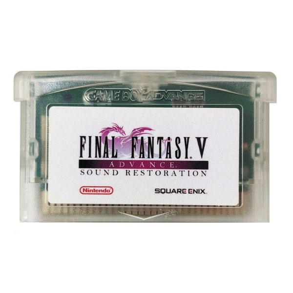 Final Fantasy 5 V Sound Restoration GBA cartridge for Game Boy Advance