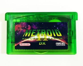 Metroid 2 II DX: Return of Samus GBA cartridge Color version for Game Boy Advance