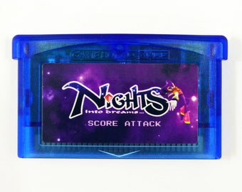 Nights into Dreams Score Attack mini-game GBA cartridge for Game Boy Advance