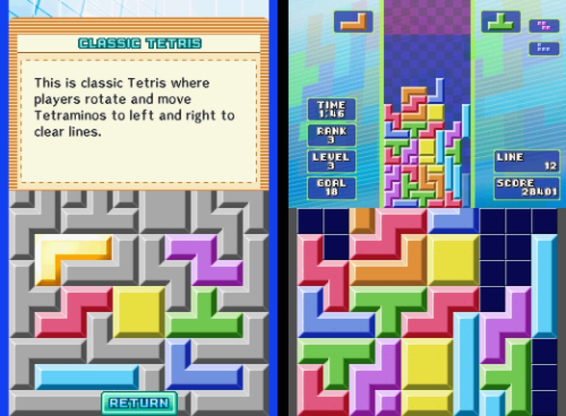 Tetris DS THQ version for original DS & Ds Lite only game | Etsy
