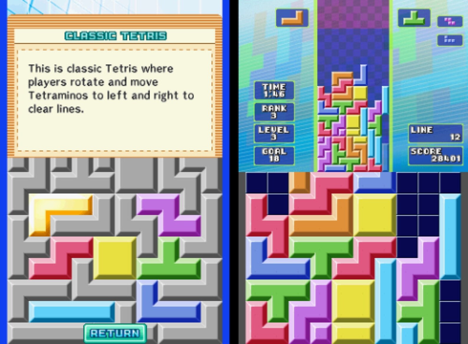 Tetris DS THQ version for original DS & Ds Lite only game | Etsy