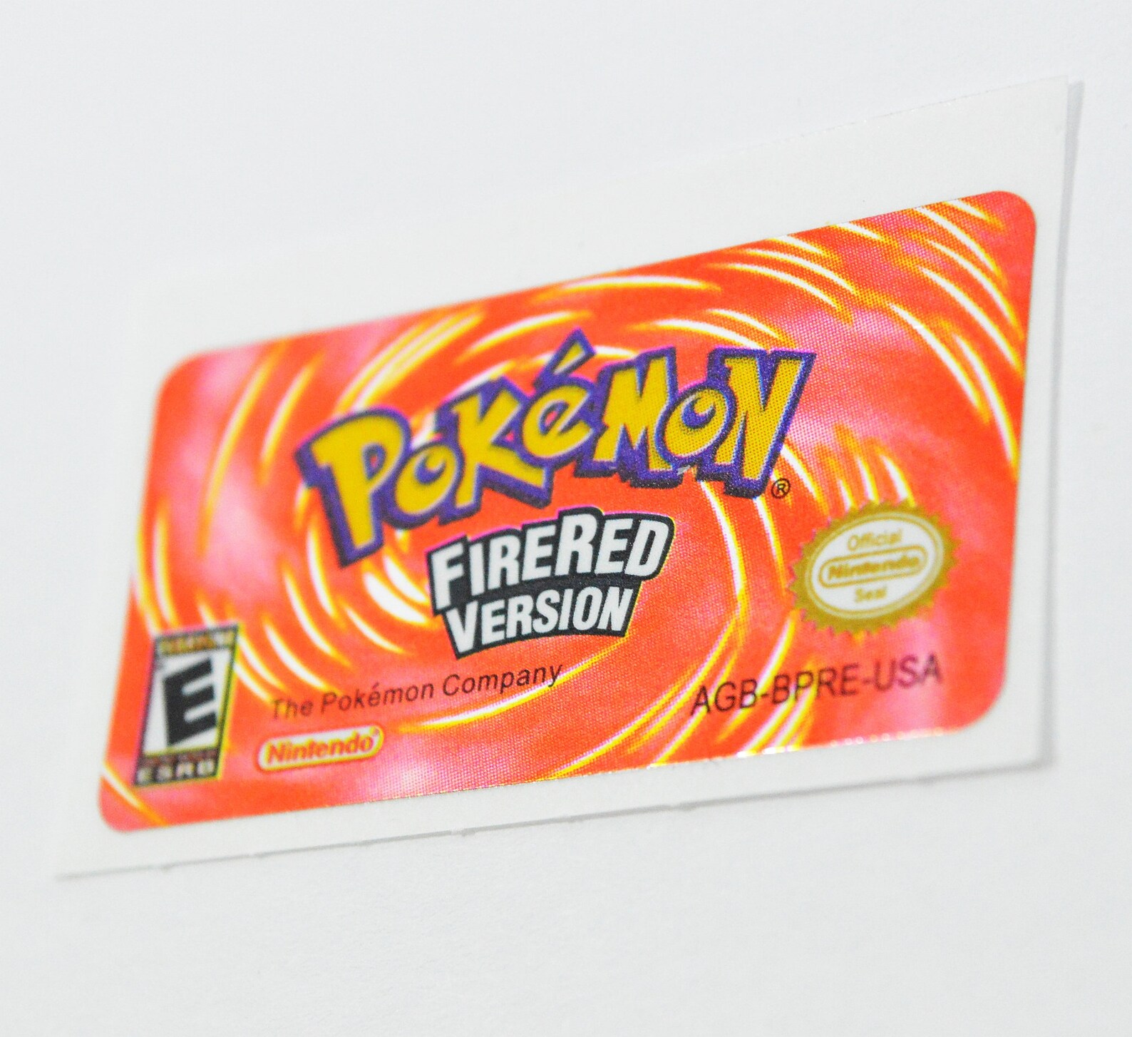 Pokemon GBA Replacement Labels Stickers FOIL METTALIC Emerald | Etsy