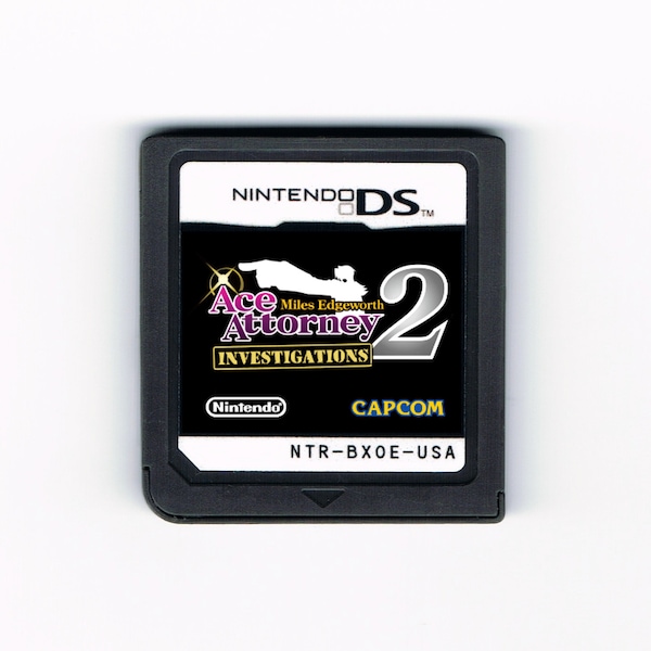 Ace Attorney Investigations 2: Miles Edgeworth English DS cartridge (compatible in DS and DS Lite only) Gyakuten Kenji 2 Prosecutor's Path