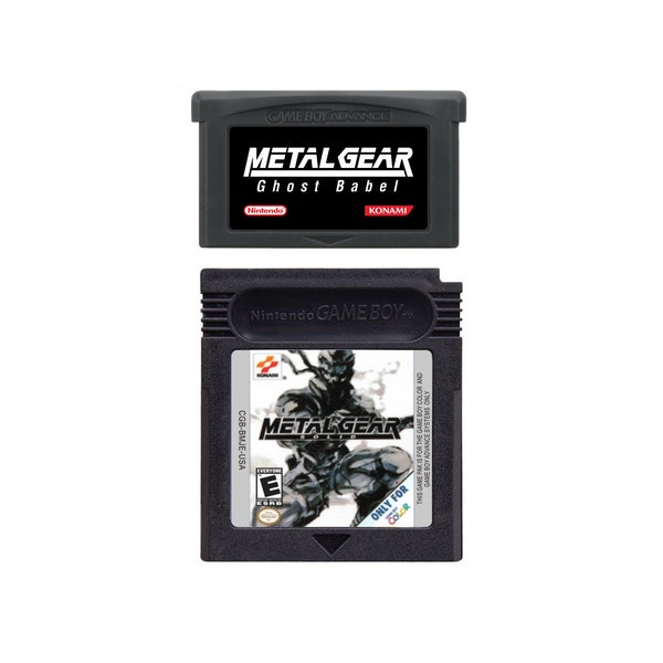 Metal Gear Solid: Ghost Babel English for Game Boy Color and Game Boy Advance Multi-5 Language Region Free