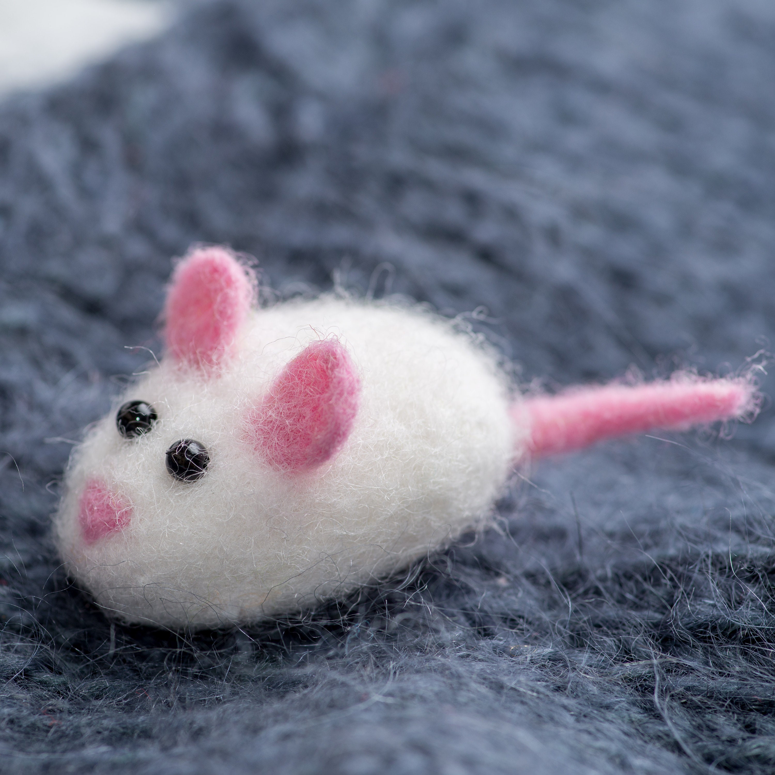 Mouse Diy Kit Mouse Felting Kit Starter Day Kit Etsy UK