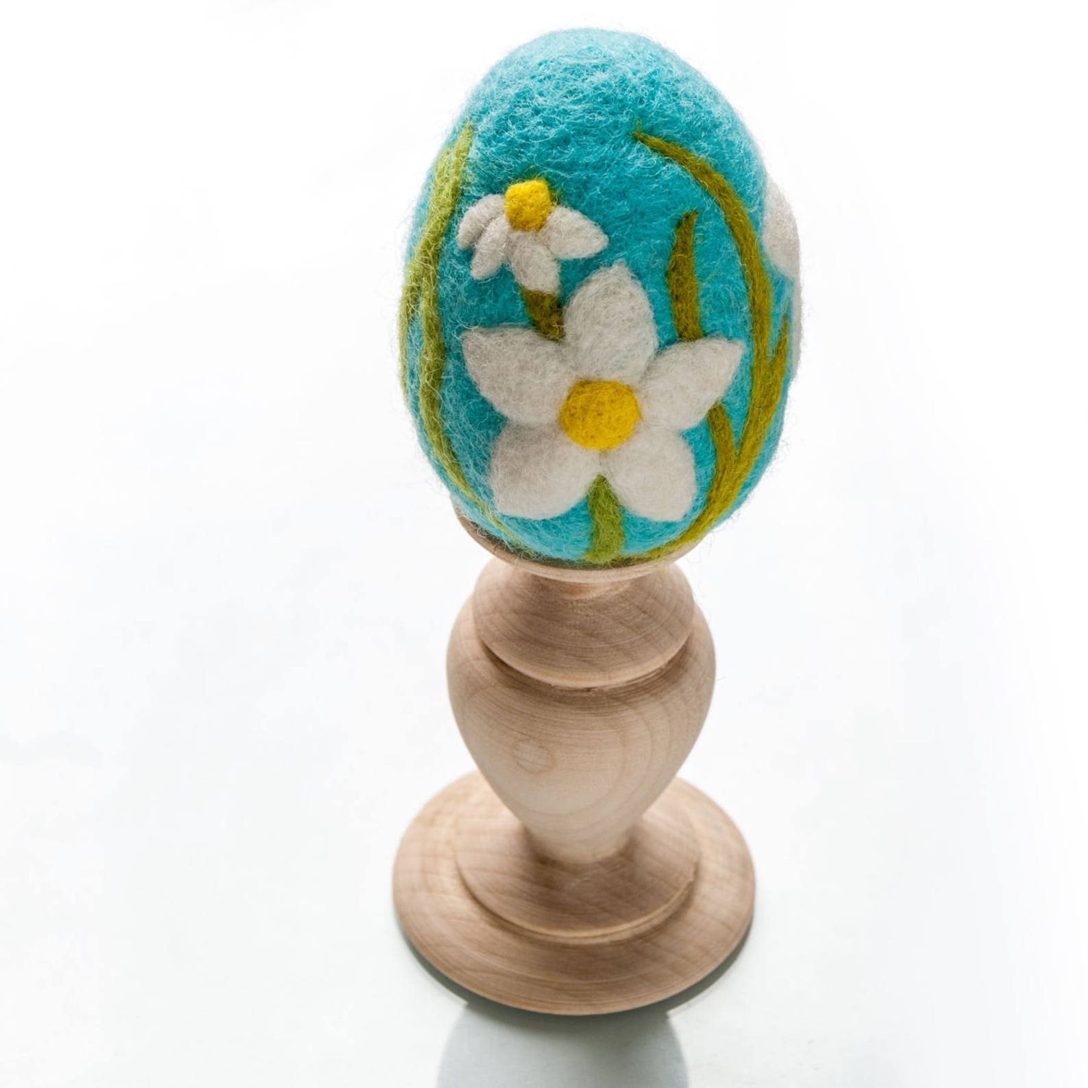 Easter Egg blue ornament Easter holiday home decor Natural Etsy