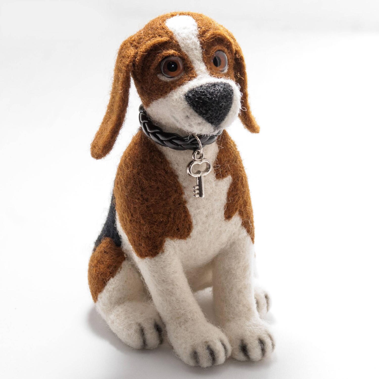 Felted dog Beagle needle felted dog wool felt animal felted Etsy