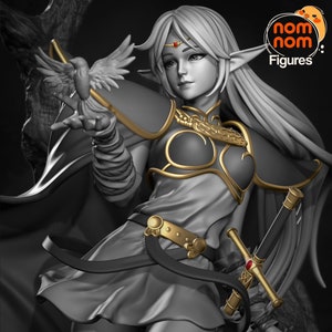 Deedlit / Deed / Record of Lodoss Wars / Female Elf of Light / Sorceress Witch ∞ Resin Figure ∞ Model ∞ Sculpture ∞ Statue ∞ Decoration