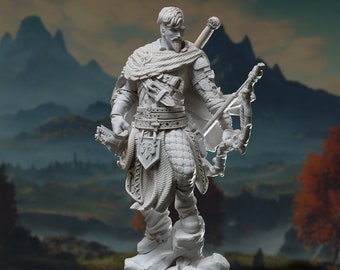 Male Human Ranger Archer Warrior Fighter / Arc ∞ Tabletop Games ∞ D&D Dungeons and Dragons ∞ Wargaming ∞ Pathfinder