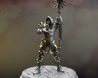 Deity Celestial Warlock Sorcerer Wizard Enemy God 28/32mm 75mm ∞ Tabletop Games∞ DnD Dungeons and Dragons ∞ Wargaming ∞ Pathfinder