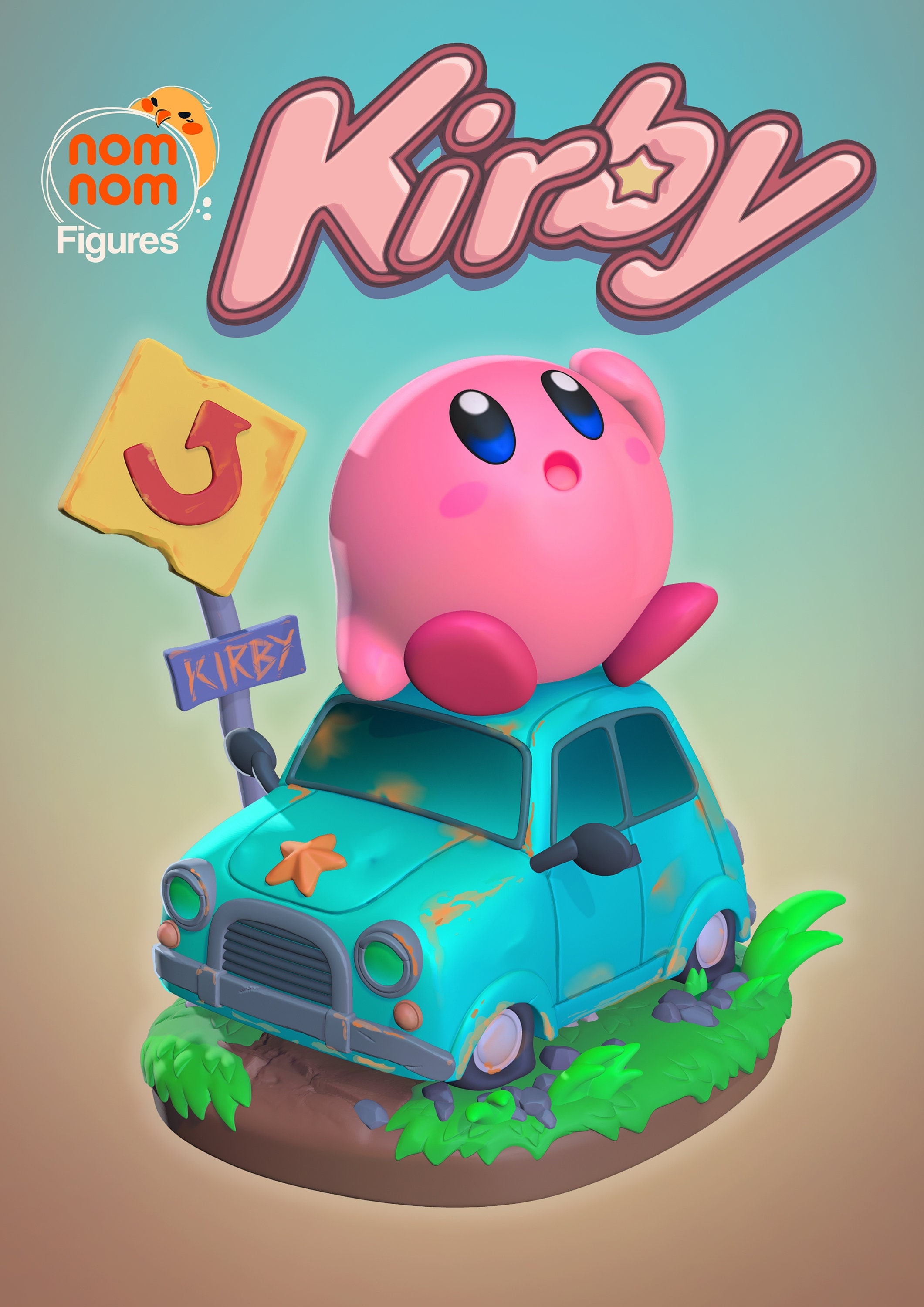 Dragon Horn Kirby Amiibo