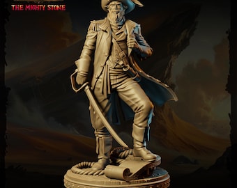 Pirate Captain / Saber Beard / Tabletop Games ∞ DnD Dungeons and Dragons ∞ Wargaming ∞ Pathfinder