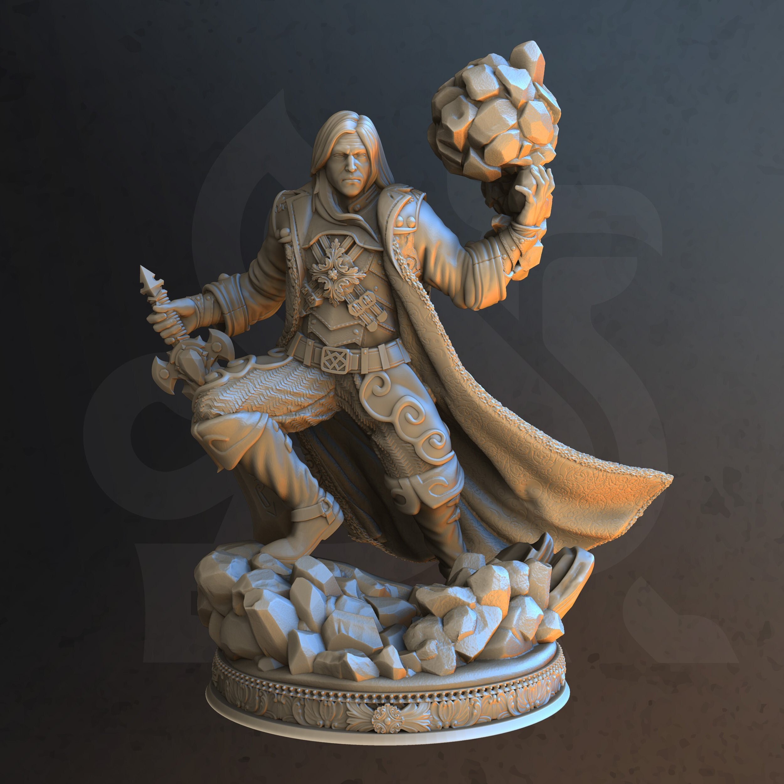 Mens Tovenaar Tovenaar Warlock Oproeper Spreuk 28mm 32mm 75mm ∞ Tafelspellen ∞ D&D Dungeons and Dragons ∞ Wargaming ∞ Pathfinder