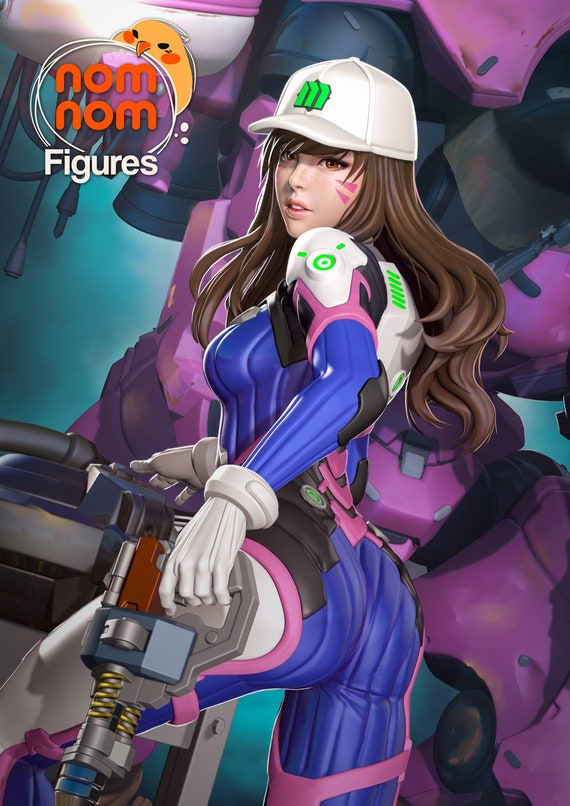 Dva / Overwatch / Woman Girl Warrior Mecha Robot / Videogame