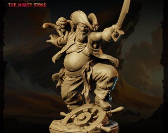 Pirate Barbossa Captain / Saber Monkey / Tabletop Games ∞ DnD Dungeons and Dragons ∞ Wargaming ∞ Pathfinder