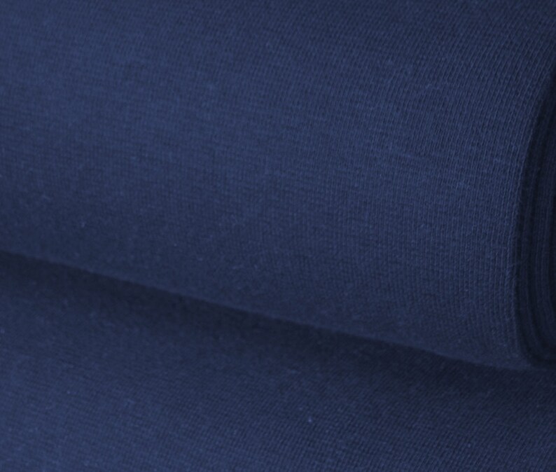 Cuffs smooth dark blue 50 cm image 1