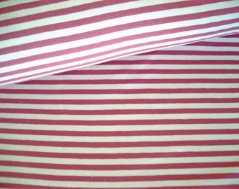 BW jersey dark old pink -white striped * old pink with white stripes * ringjersey * striped jersey