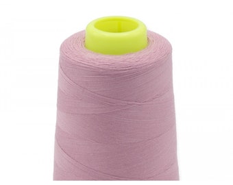 Overlock sewing thread 4 x 2743 meters / 3000yard cones baby pink