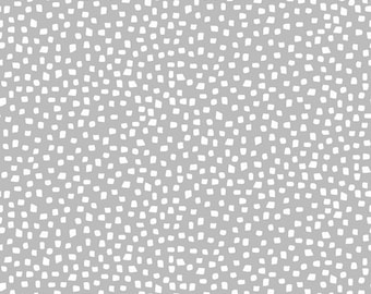 Organic cotton jersey light grey shapes jersey light grey 50 cm x 145 cm