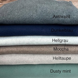 Bio Baumwoll-Fleece 100% Baumwolle 50cm x 150cm