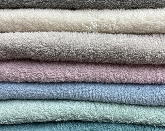 Terry cotton fabric 8 colors