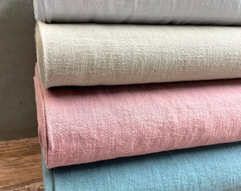 Linen fabric 100% stonewashed linen