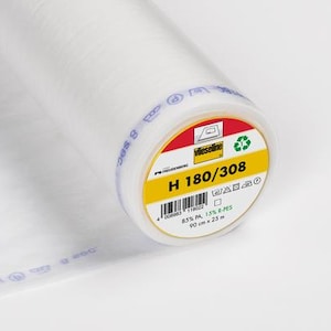 Vlieseline H180 weiß 50cm  Bügeleinlage von Freudenberg