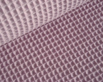 Waffle piqué light old pink * Waffle fabric