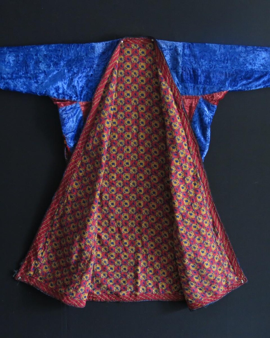 Chapan Robe Vintage Uzbek Silk Velvet Chapan - Robe - Etsy