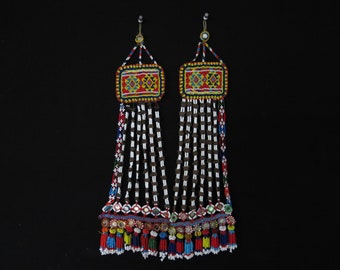 Traditional glass beaded yurt - tent decor with cloves