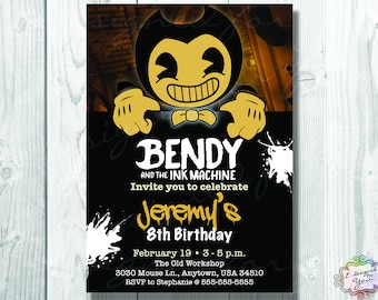 Bendy and the Ink Machine Digital Invitation