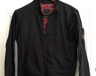 Chaqueta vintage 90s Marithé et François GIRBAUD negra Talla 38 FR
