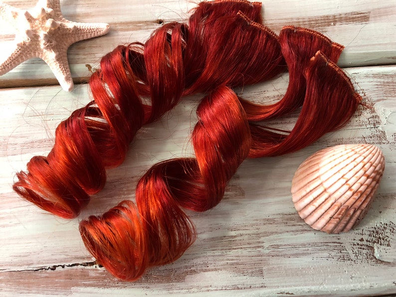 Copper Hair Extensions Red Hair Ombre Hair Clip In Hair Etsy