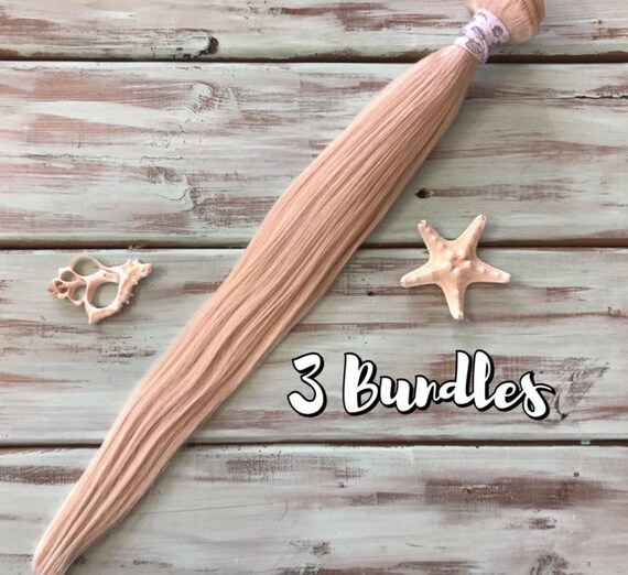 Blonde Hair Human Hair Bundle Blonde Weave 3 Hair Bundles Etsy