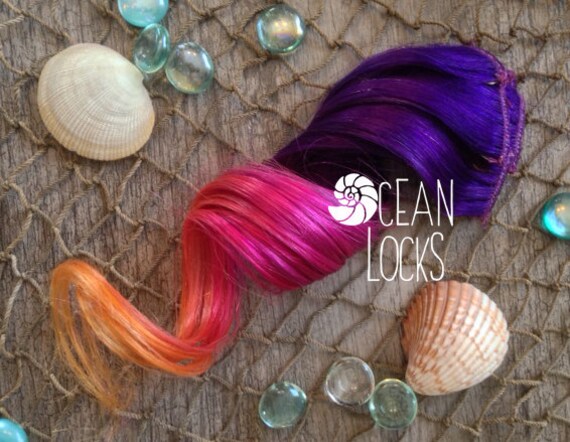 Sunset Color Hair Extensions Hair Extensions Clip In Ombre Etsy