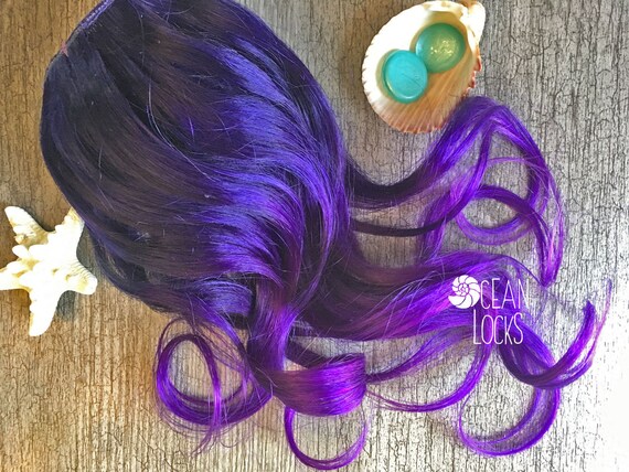 Purple Hair Extensions Hair Extensions Clip In Ombre Hair Bright Hair Pink Hair Magenta Hair Mermaid Hair Single Clips Human Hair