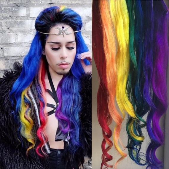 Underlights Peekaboo Highlights Hidden Rainbow Hair Ocean Etsy