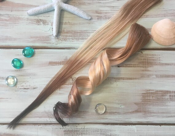 Reverse Ombre Hair Extensions Clip In Hair Brown Hair Etsy