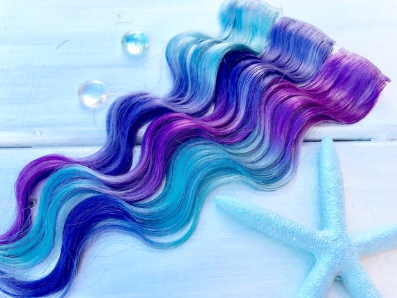 Ombre Hair Extensions Pastel Hair Aqua Hair Pink Hair Etsy