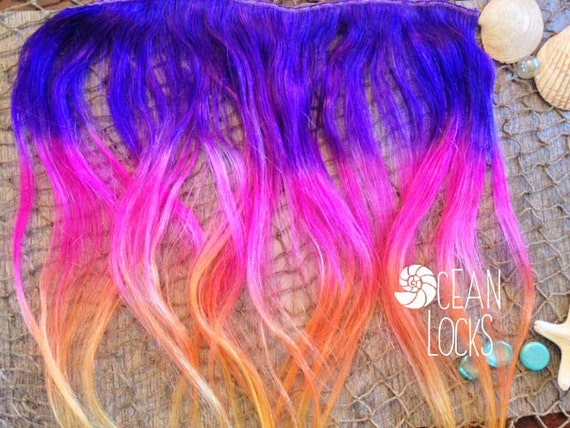 Underlights Peekaboo Highlights Sunset Hair Ombre Hair Etsy