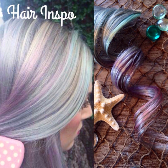 Silver Ombre Hair Extensions Lavender Hair Pastel Hair Pink Etsy
