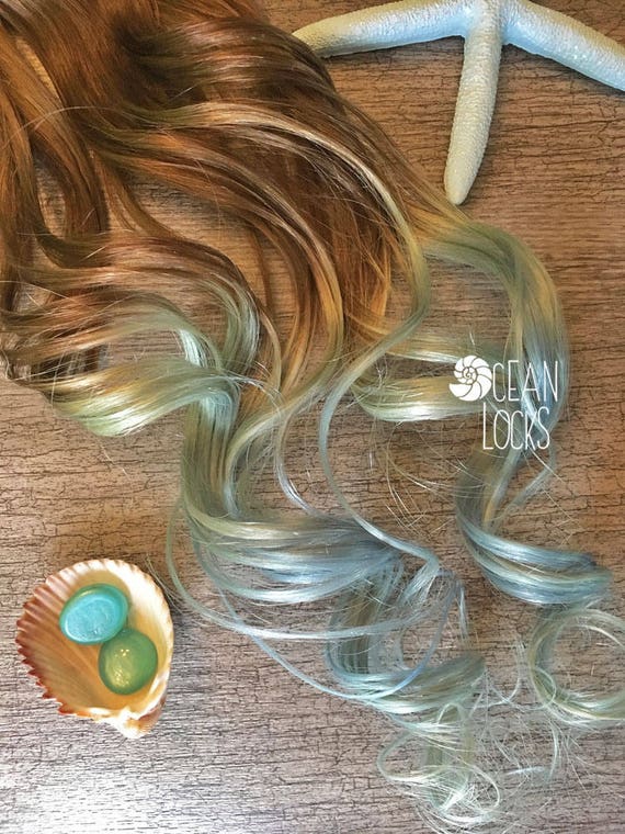 Human Hair Extensions Hair Extensions Clip In Ombre Hair Pastel Hair Blonde Hair Blue Hair Mint Hair Mermaid Hair Ocean Locks Hair