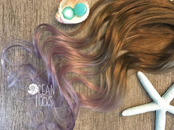 Human Hair Extensions Clip In Ombre Hair Pastel Hair Lilac Hair Rose Gold Hair Lavender Hair Mermaid Hair Ocean Locks Hair