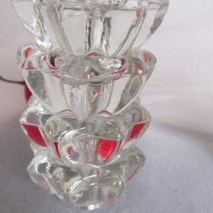 Glass candlestick,Glass candlesticks,candlestick,clear candlestick,candle holders,glass candle holder,art deco candlestick,kit market set