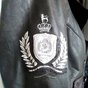 Frauen Motorrad Lederjacke, Moto Jacke, Herbst Lederjacke, Vintage Frauen Lederjacke, Größe Deutschland 40, US 10,