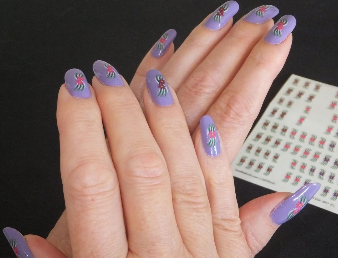 Festive Nail Stickers for Longer Nails (70+stickers) - Etsy