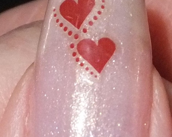 Hearts nagelstickers 4 (100+ stickers per vel)