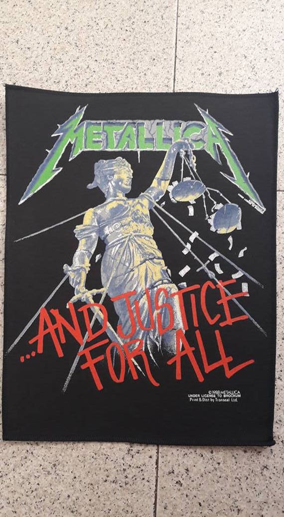 Metallica And Justice For All Original 1988 Etsy
